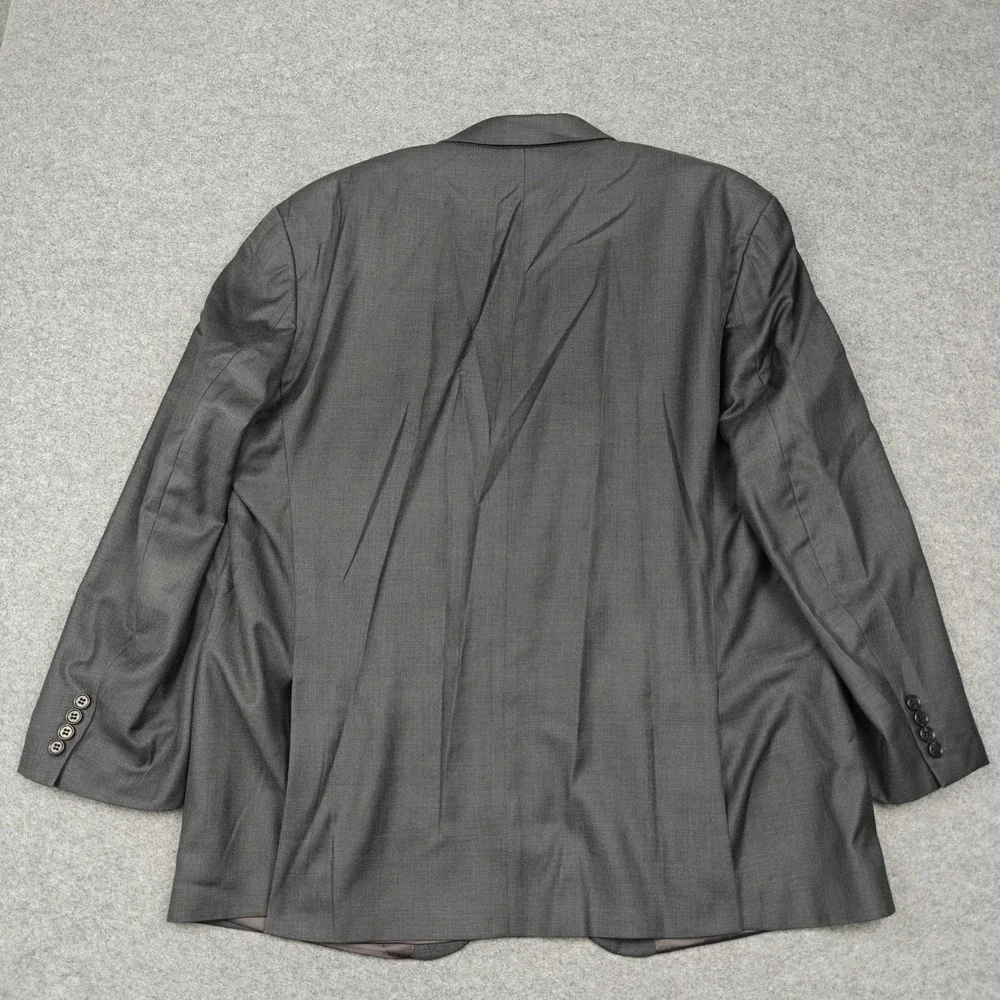 Michael Kors Suit Jacket Mens 50R Gray Polyester Two Button Classic Fit
